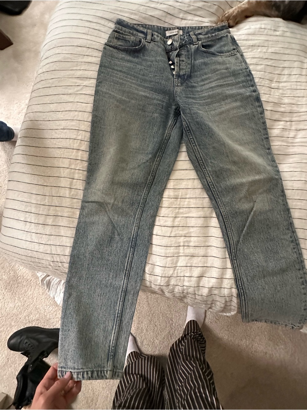 Anine Bing Light Blue Denim Jeans